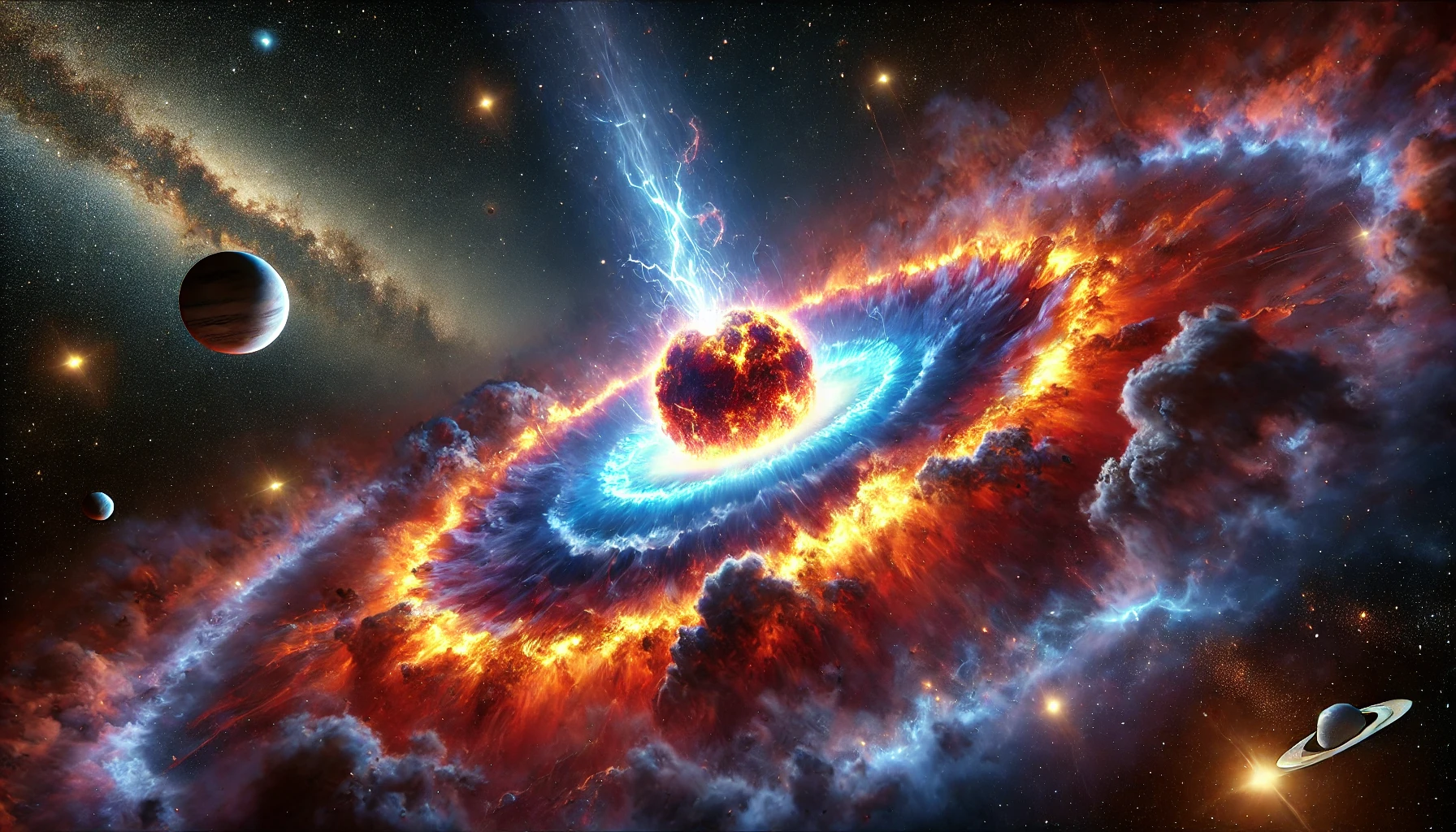 العلماء يرصدون انفجارًا قويًا من جسم غامض وغير معروف في الفضاء